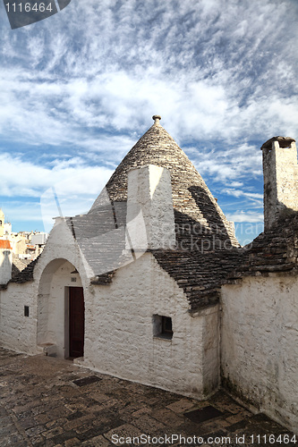 Image of classic trullo in alberobello