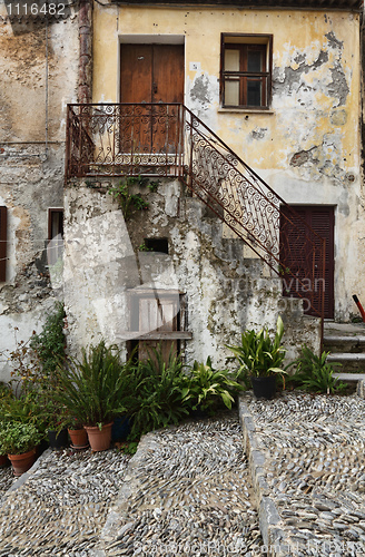 Image of street view in scalea italy