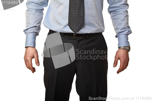 Image of detail of worker