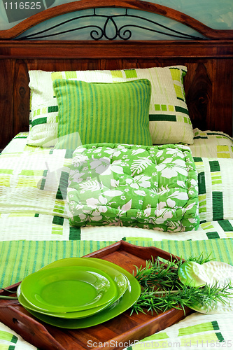 Image of Green bed 2