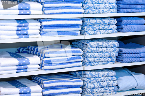 Image of Blue towels