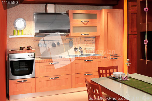 Image of Compact kitchen interior