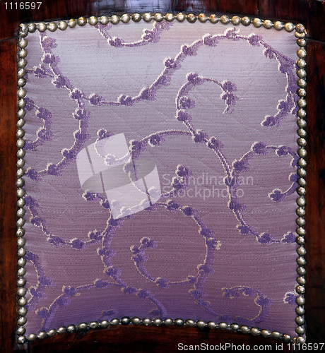 Image of Purple upholster back
