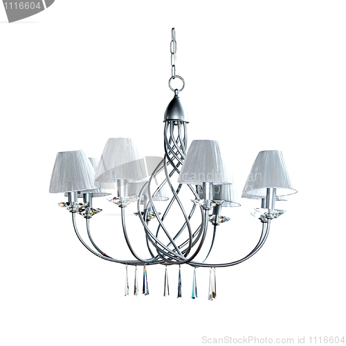 Image of Silver chandelier