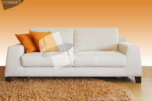 Image of White sofa