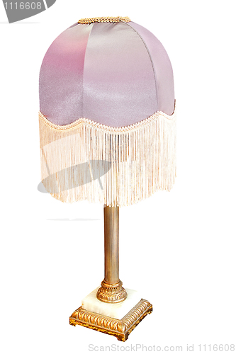 Image of Purple lamp