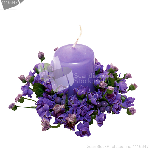 Image of Floral candle