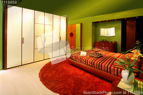 Image of Green bedroom 2