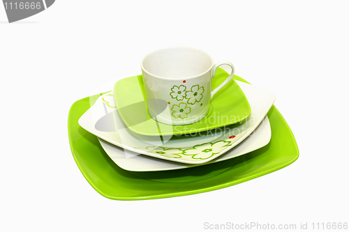 Image of Green plates