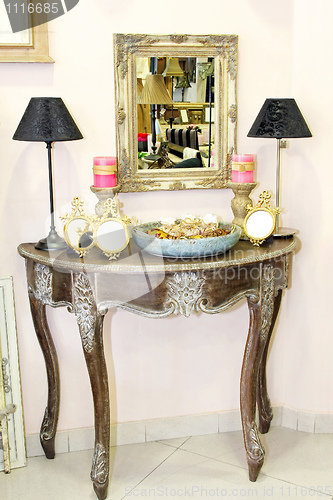 Image of Makeup table