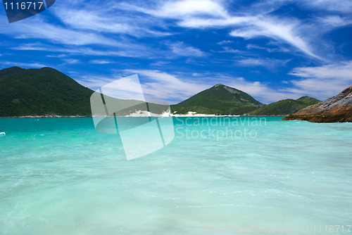 Image of Crystalline clear waters in Arraial do Cabo, Rio de Janeiro, Brazil 