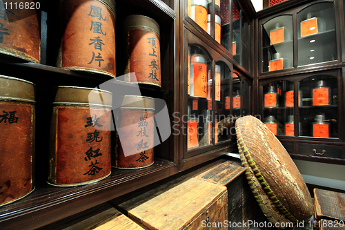 Image of chinese tea shop 