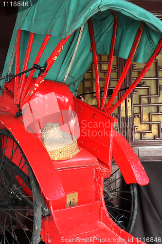 Image of rickshaw close up 