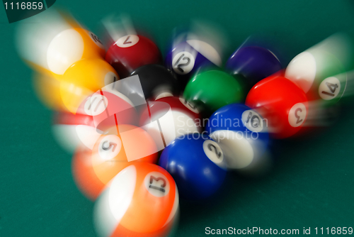 Image of Billiards balls