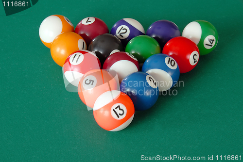 Image of Billiards balls