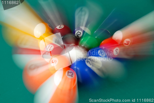 Image of Billiards balls