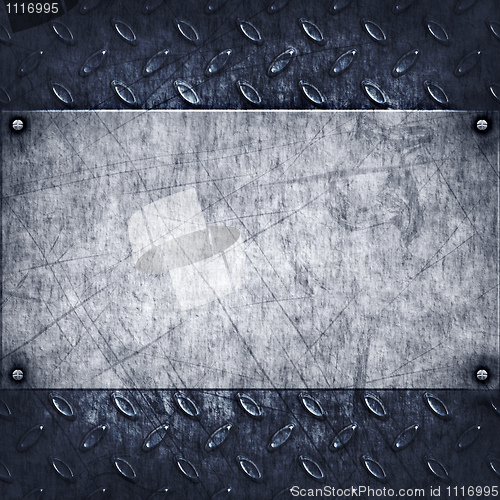 Image of old grungy metal background