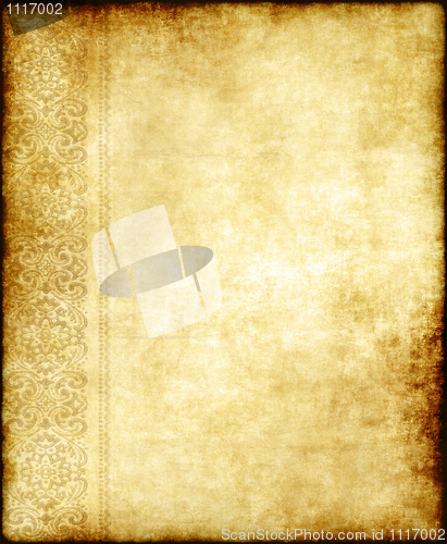 Image of old ornate paper parchment