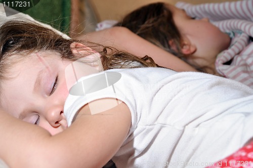 Image of sleeping girls