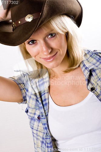 Image of pretty western woman