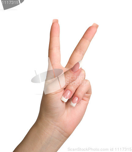 Image of Triumph gesture.