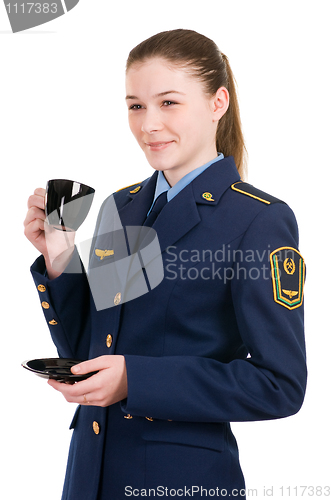 Image of girl in uniform