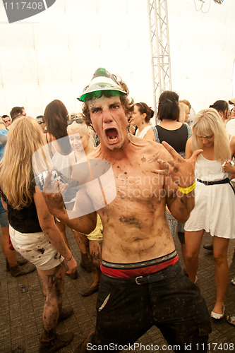 Image of Guy screaming at the FMF Brisbane 2011