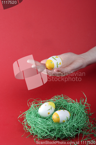 Image of Painted easter eggs 