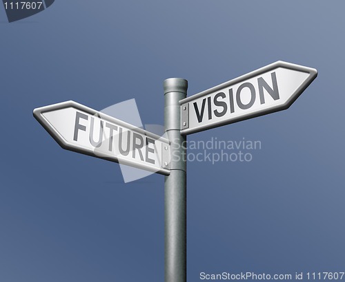 Image of roadsign future vision