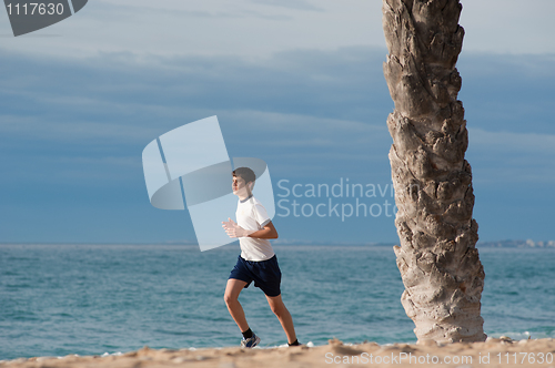 Image of Teen jogging