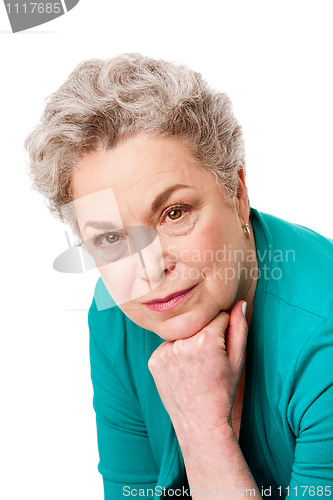 Image of Portrait of Senior woman face