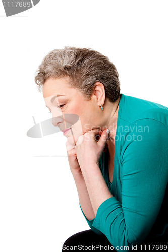 Image of Senior woman thinking of her future