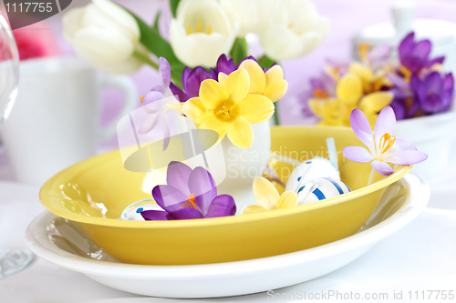 Image of Easter place setting