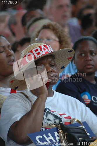 Image of Barack Obama rally at Nissan Pavilion VA - 2008