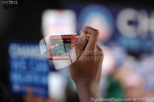 Image of Barack Obama rally at Nissan Pavilion VA - 2008