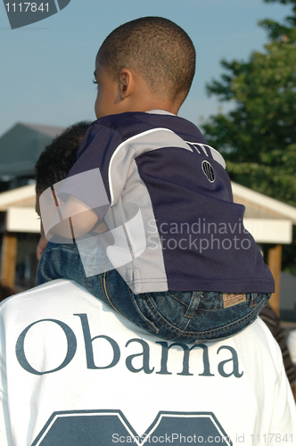 Image of Barack Obama rally at Nissan Pavilion VA - 2008