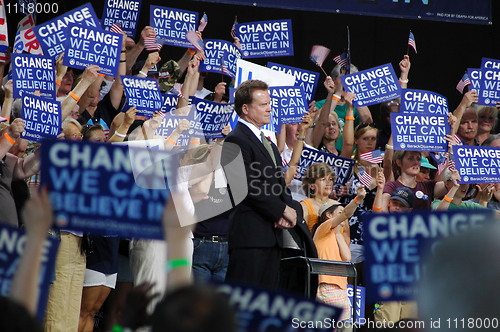 Image of Barack Obama rally at Nissan Pavilion VA - 2008