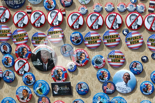 Image of Presidential pin collection 