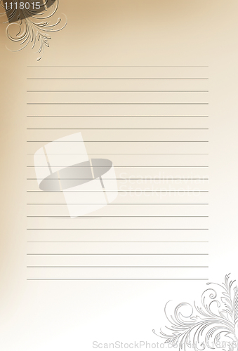 Image of Letter paper background