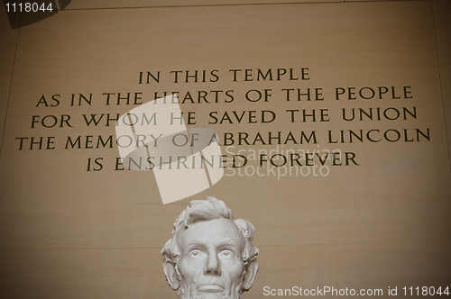 Image of Abraham Lincoln memorial