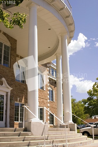 Image of Close up on an Old Colonial Building