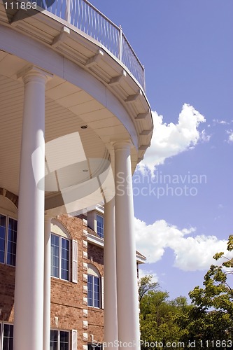 Image of Close up on an Old Colonial Building