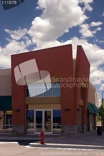 Image of Strip Mall - Corner Store Restaurant