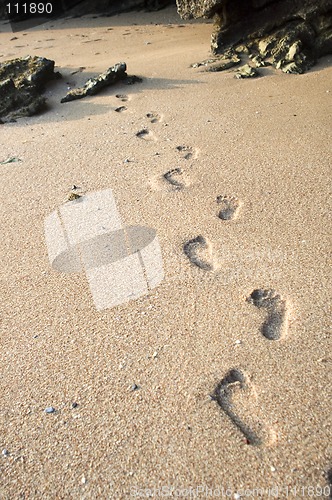 Image of footsteps