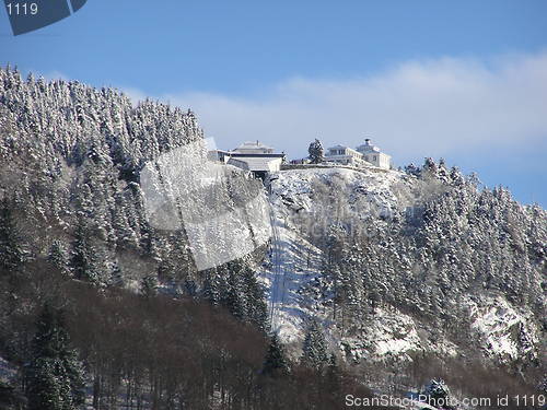 Image of Norwegian winter landscape_Floien_ Bergen 28.01.2004