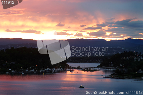 Image of Oslo Fjord Sunset