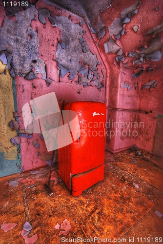 Image of Old fridge