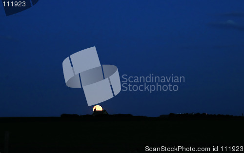 Image of Prairie Church at Night