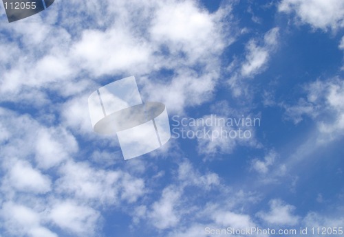 Image of Blue Sky with Clouds