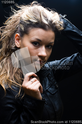 Image of Portrait of pretty woman